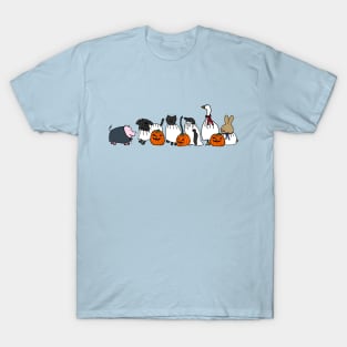 Pumpkin Head Ghost Animals Halloween Party T-Shirt